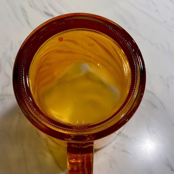 Vintage marigold carnival glass pitcher 
Beautiful condition! - Picture 5 of 5